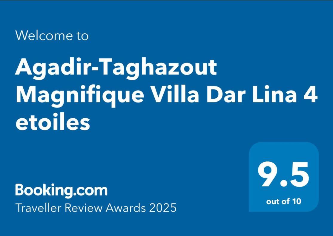 Agadir-Taghazout Magnifique Villa Dar Lina 4 Etoiles Exterior foto